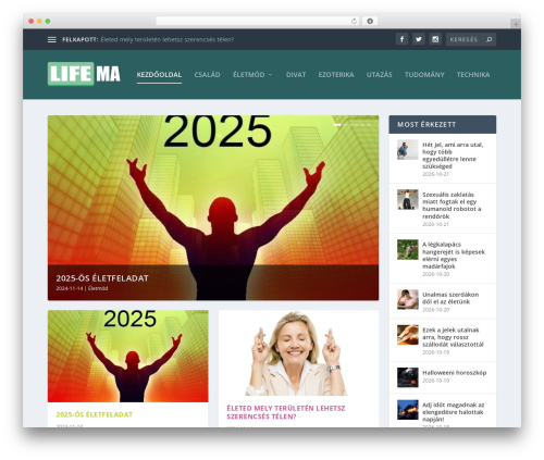 Extra WordPress theme - life.ma