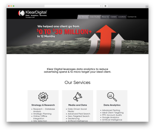 klear WordPress theme - kleardigital.com