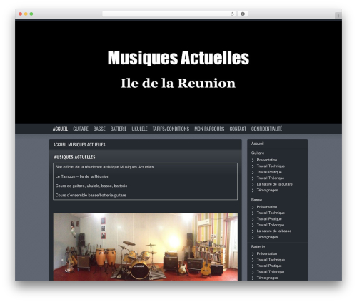 Soundcheck WordPress theme design - jeanmarcbontemps.fr