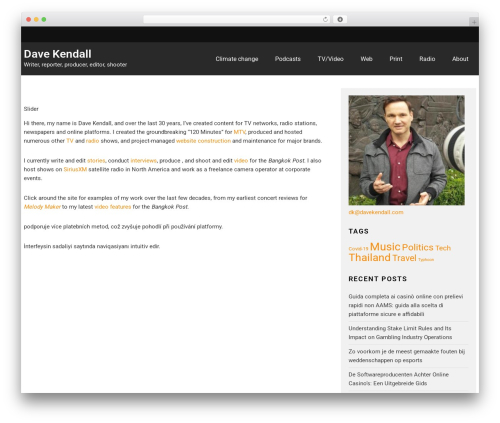 Theme WordPress Elevation Lite - davekendall.com Theme WordPress Elevation Lite - davekendall.com