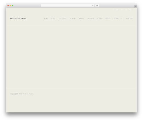 Theme WordPress Metric - christianvuust.com