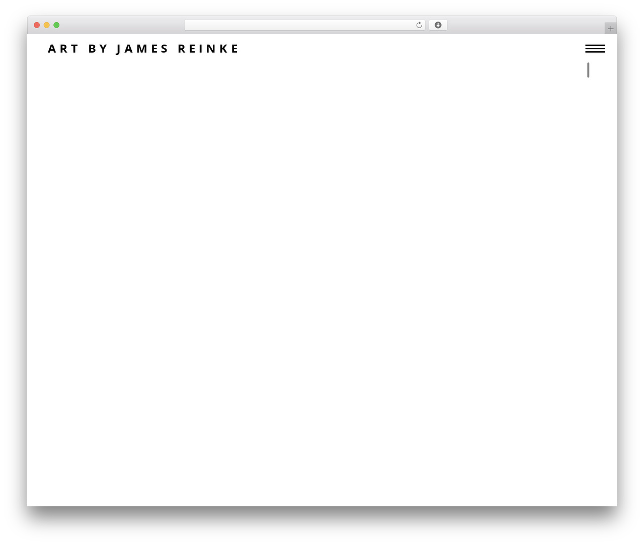 WordPress theme Border - jamesreinkeart.com/main