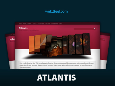 Altantis WordPress theme by Jinsona