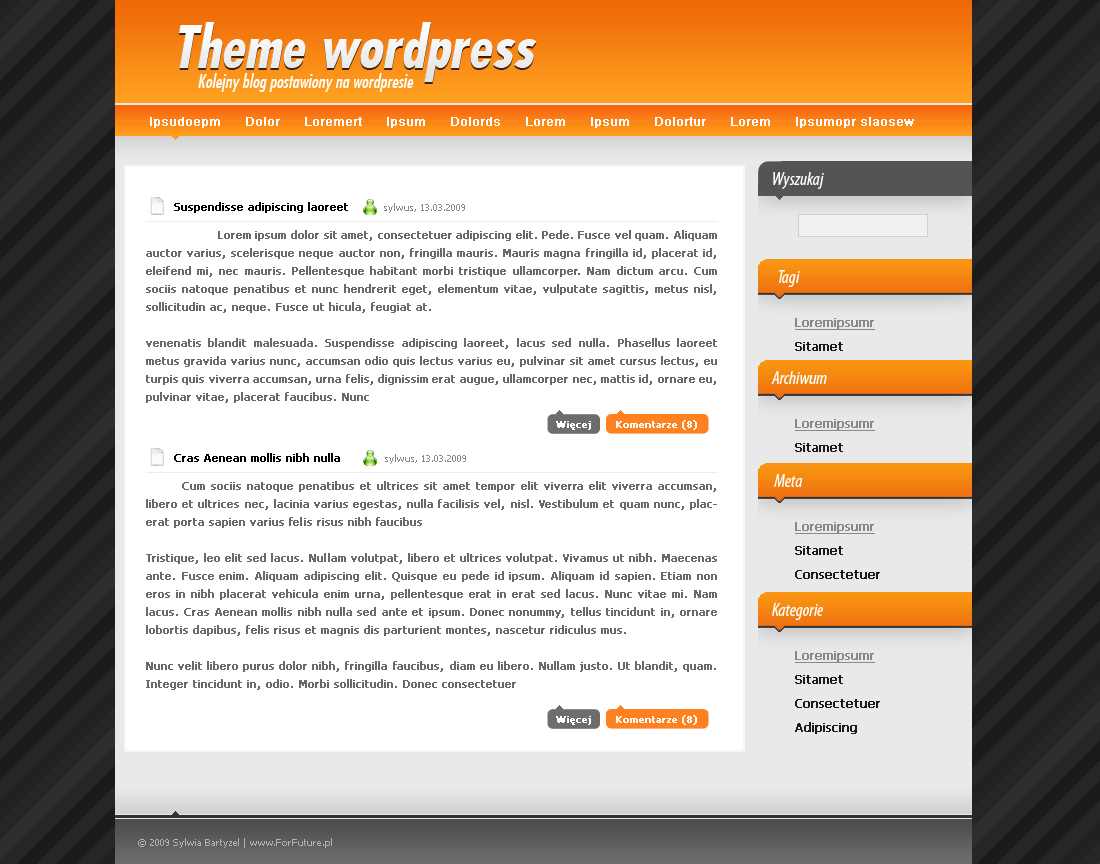 artsorange WordPress theme artsorange WordPress theme