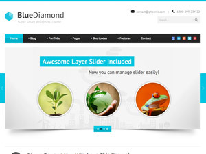 Blue Diamond WordPress theme by Goodlayers