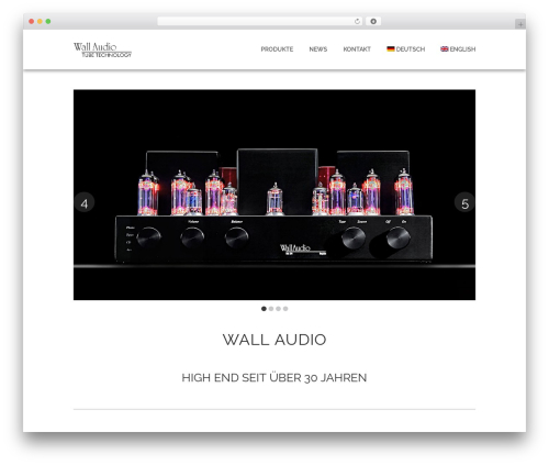 Bodega WordPress theme - wallaudio.de