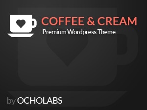 Coffee & cream personal WordPress theme
