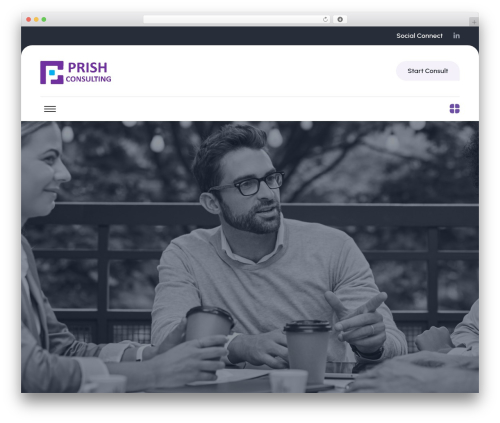 Counsolve WordPress theme - prishconsulting.com