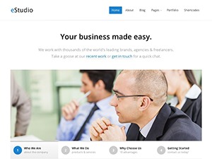 eStudio WordPress theme