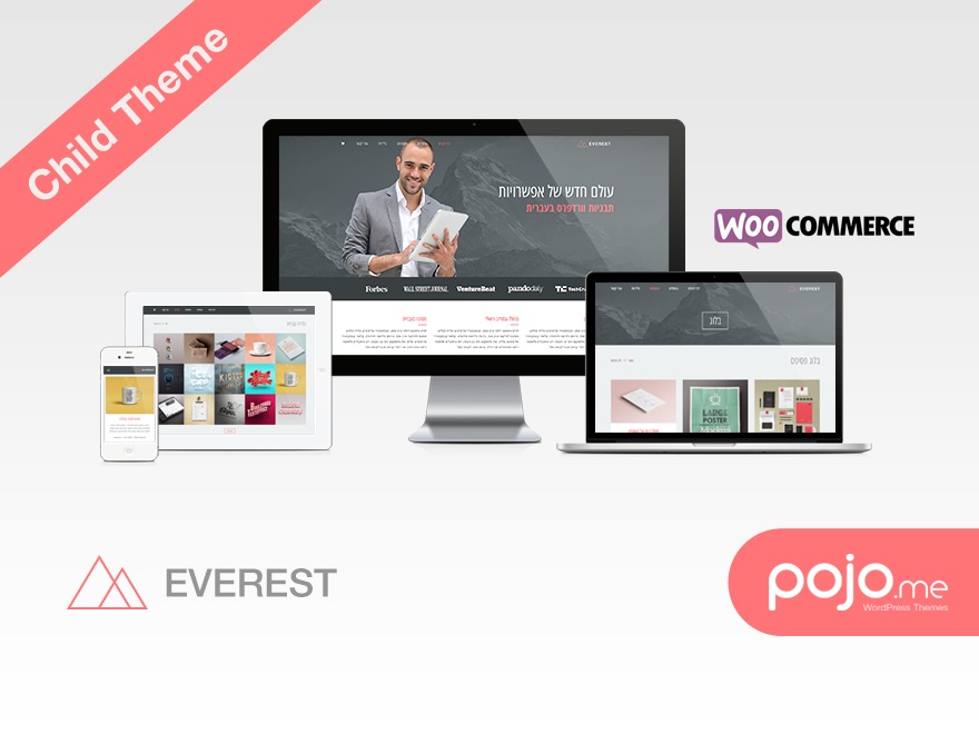 Everest Child WordPress theme