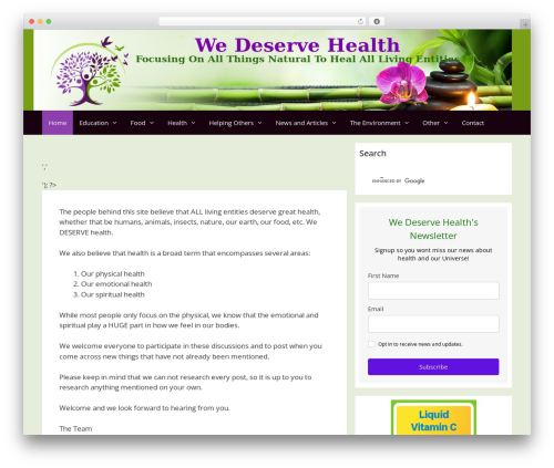 Exxp (exxp-wp) free WordPress plugin - wedeservehealth.com Exxp (exxp-wp) free WordPress plugin - wedeservehealth.com