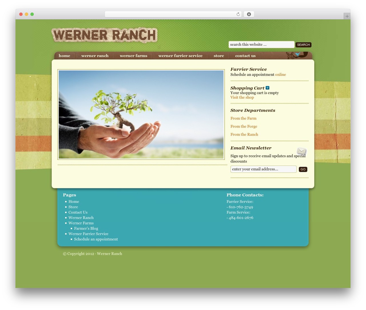 Genesis WP theme - werner-ranch.com Genesis WP theme - werner-ranch.com