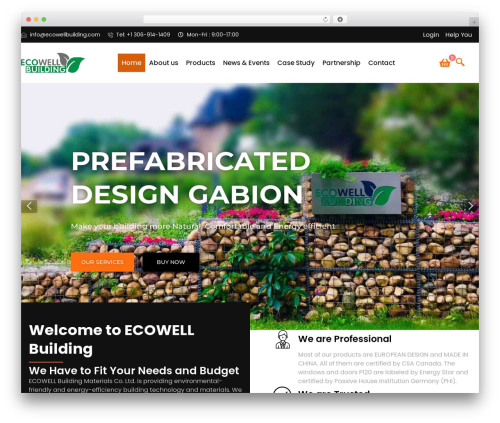 Portfolio and projects pro WordPress plugin - ecowellbuilding.com