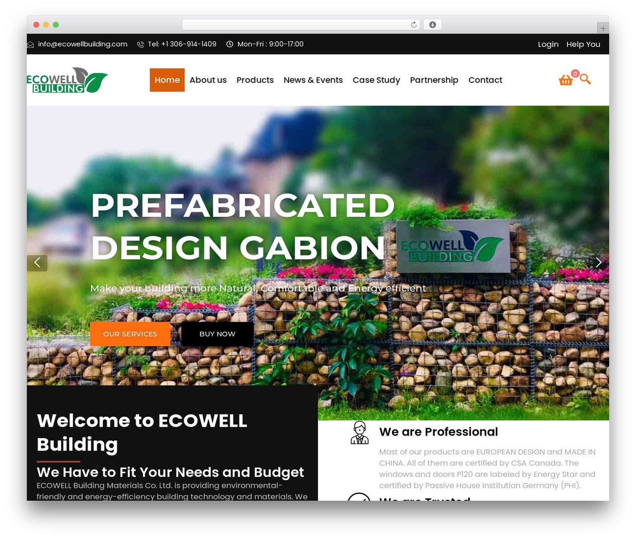 Hello Elementor premium WordPress theme - ecowellbuilding.com