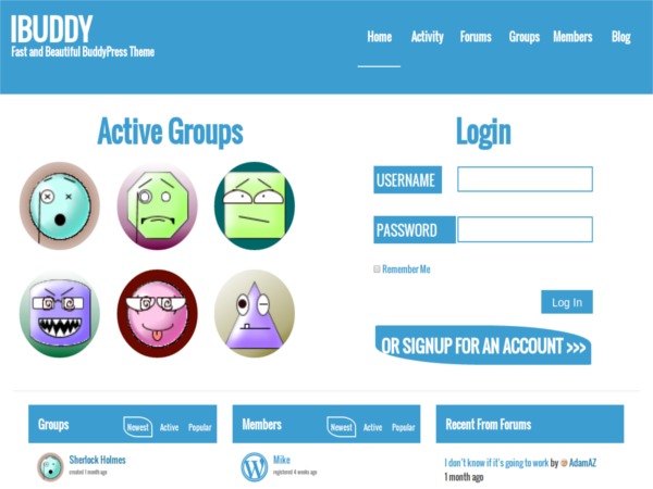 iBuddy WordPress theme by Ayman Al Zarrad
