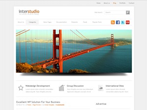 interstudio WordPress theme by Hable