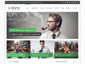 Kora WordPress theme