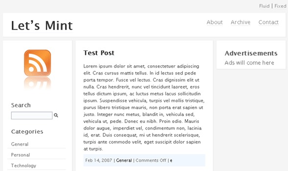 QuickMint 3 Column best WordPress theme by Let's Mint