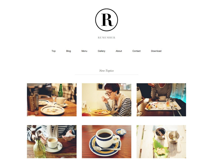 Remember WordPress theme design