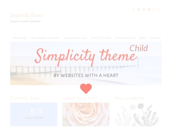 Simplicity Child Theme WordPress theme Simplicity Child Theme WordPress theme