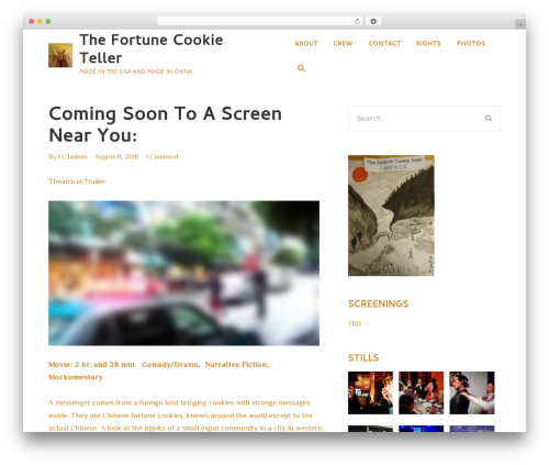 Stratum theme WordPress - thefortunecookieteller.com