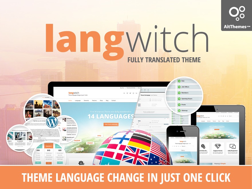 Template WordPress Langwitch