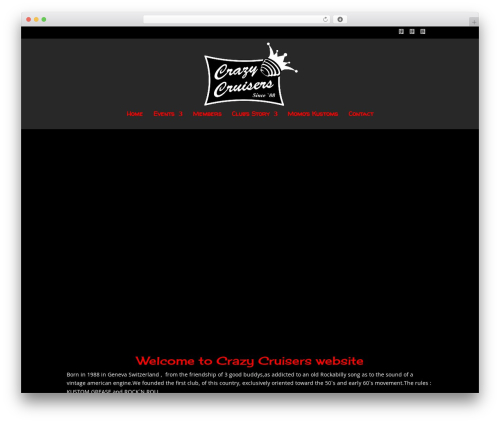 Theme WordPress Divi - crazycruisers.com