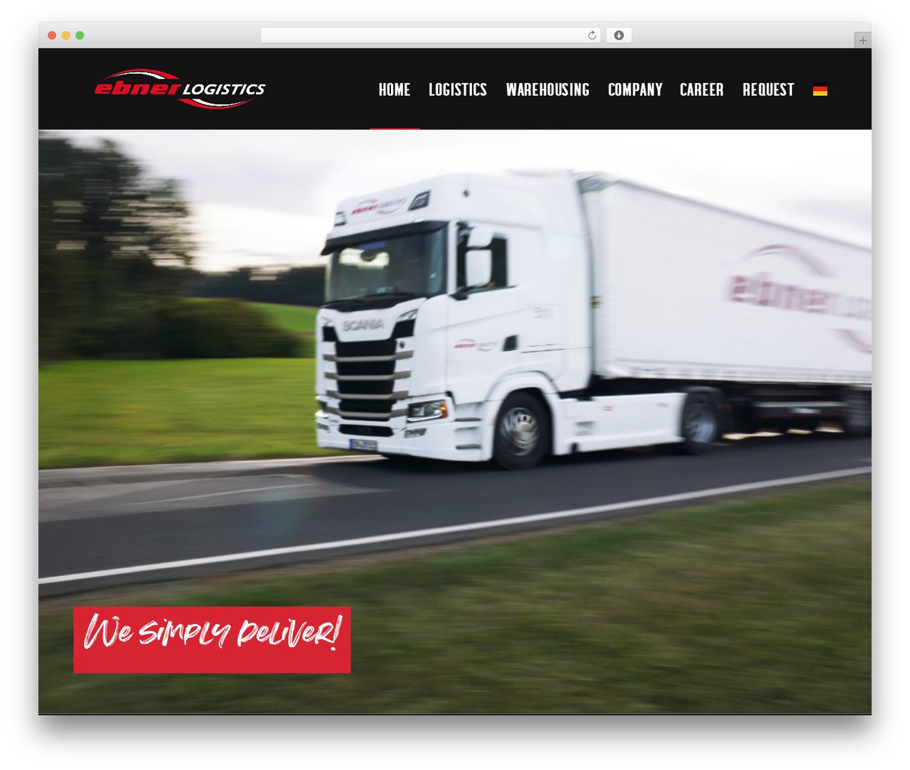 Theme WordPress Enfold - ebner-logistics.de