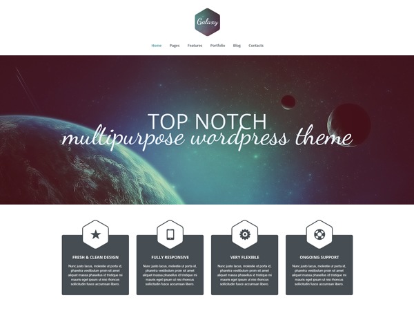 Theme WordPress Galaxy | Multipurpose Wordpress Theme