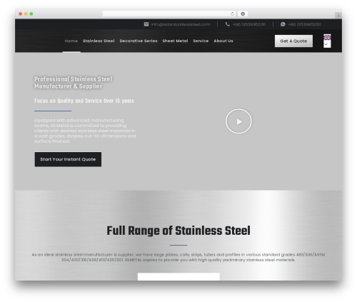 Infility global WordPress plugin - ssmetalinox.com