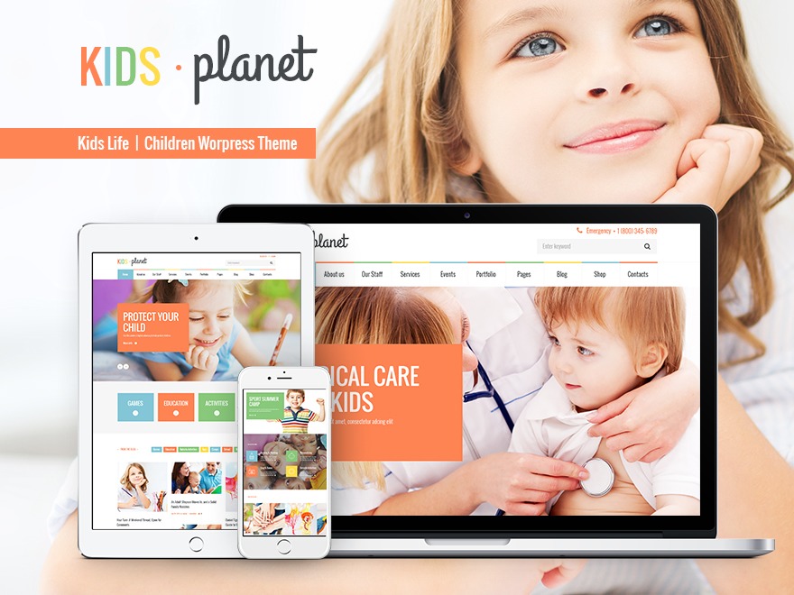 Theme WordPress Kidsplanet