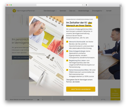 Theme WordPress Mustersite - vermoegens-partner.ch