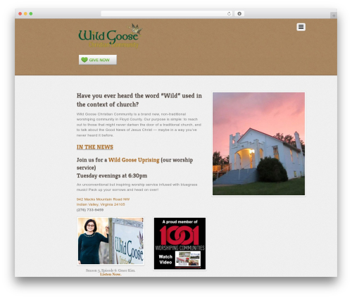 Themify Minblr theme WordPress - wildgoosecc.com