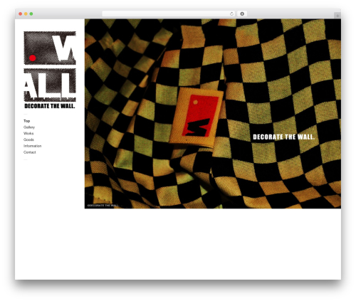 Touchfolio theme WordPress - wall-gallery.com