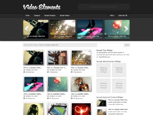 Video Elements WordPress video theme by Press75.com