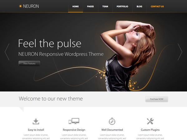 WordPress theme Neuron WordPress theme Neuron