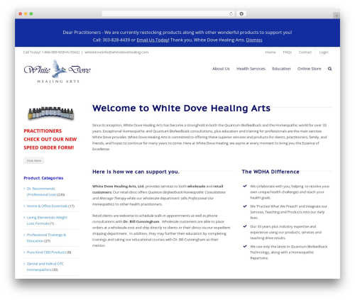 Woocommerce woocartpro WordPress plugin - whitedovehealing.com