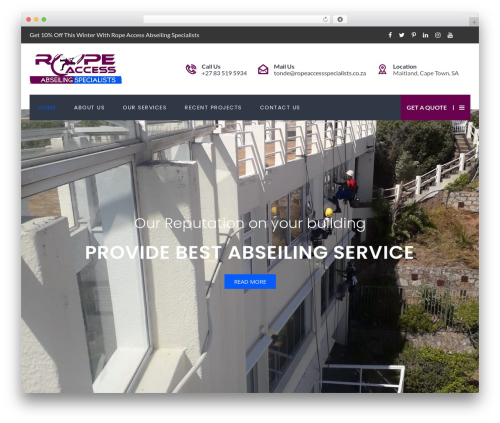Cl_testimonial WordPress plugin - ropeaccessspecialists.co.za