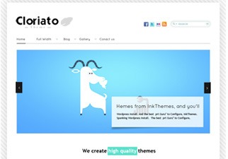 WordPress theme Cloriato Theme