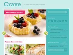 WordPress theme Crave Theme by The Pixelista