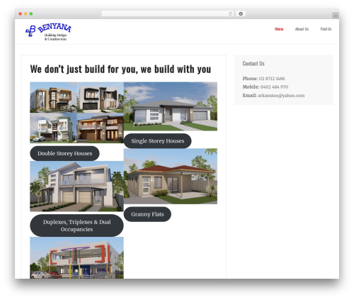 WordPress theme danfe - benyanabuilding.com