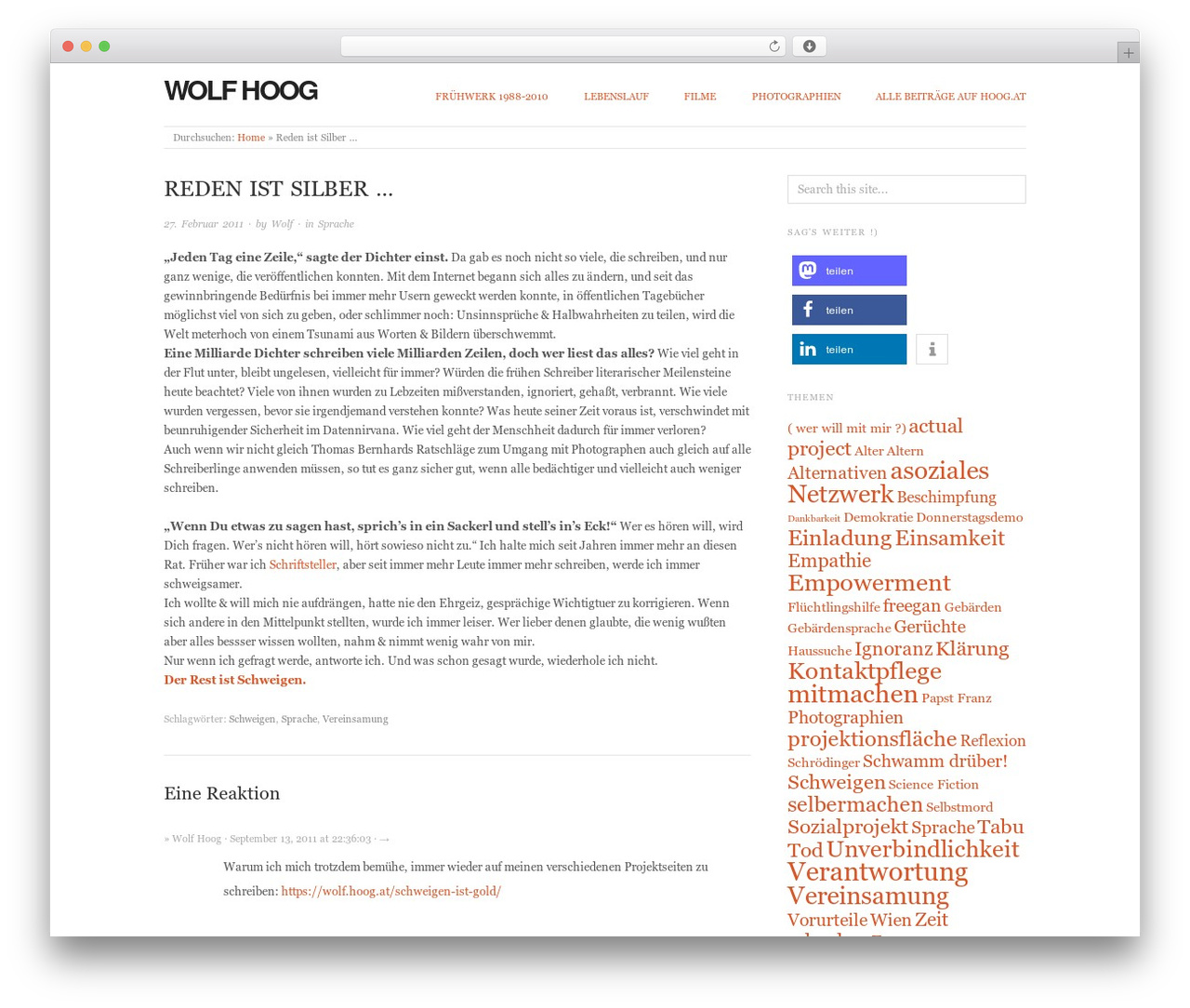 WordPress theme Origin - wolf.hoog.at/reden-ist-silber WordPress theme Origin - wolf.hoog.at/reden-ist-silber
