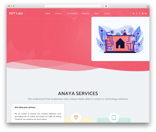 WordPress theme Start It - adtlabs.com