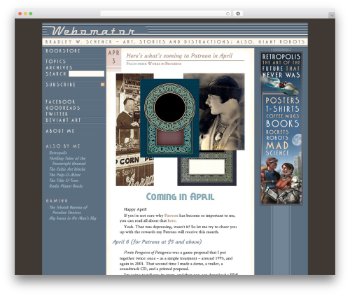 WordPress theme Webomator Three - webomator.com