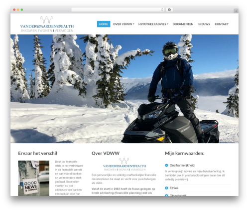 WordPress website theme PressCore - waardenwealth.nl