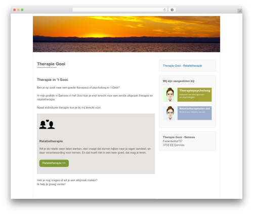 WordPress website theme Responsive Pro - therapie-gooi.com WordPress website theme Responsive Pro - therapie-gooi.com