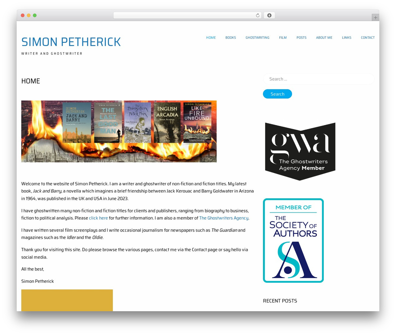 WP theme Foundation CSS framework - simonpetherick.com