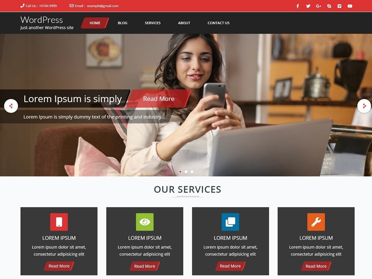 Frontech WordPress news theme