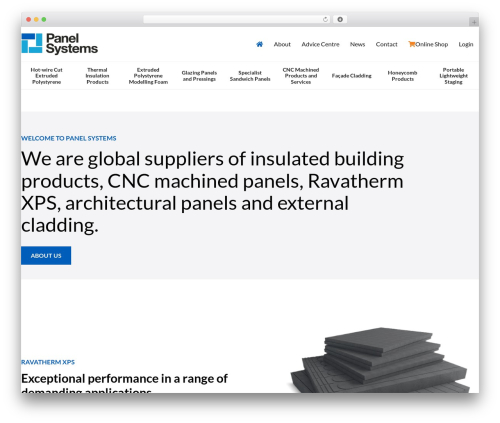 WordPress theme Panel Systems Light - panelsystems.co.uk