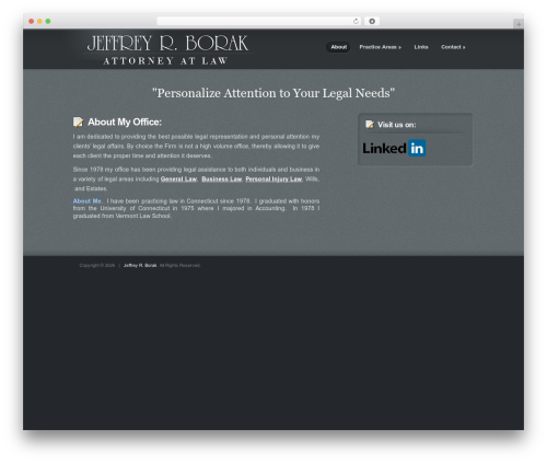 Slider pro WordPress plugin - jboraklaw.com